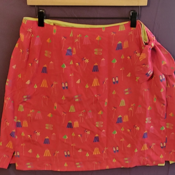 Eagles Eye Colorful Patterned Wrap Women's Skirt Size 16 - Picture 1 of 7